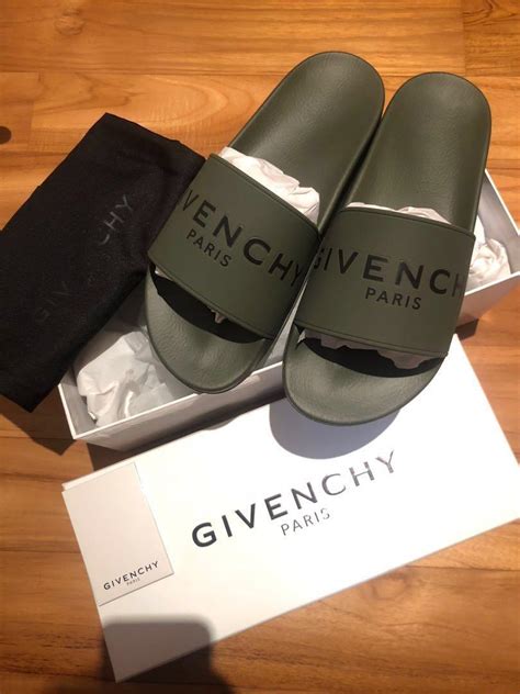 green givenchy slides|givenchy slides white and black.